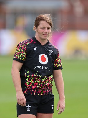 210825 - Wales Women Rugby World Cup Training Session - Kate Williams during a Wales training session ahead of their first Women’s Rugby World Cup match against Scotland