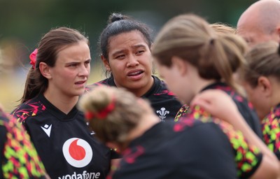 210825 - Wales Women Rugby World Cup Training Session - Sisilia Tuipulotu during a Wales training session ahead of their first Women’s Rugby World Cup match against Scotland