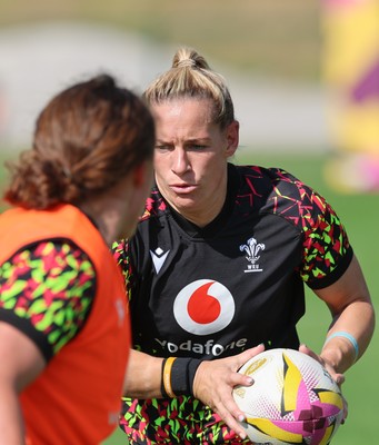 250825 - Wales Women Rugby World Cup Training Session - Kerin Lake during a Wales training session ahead of their Women’s Rugby World Cup match against Canada
