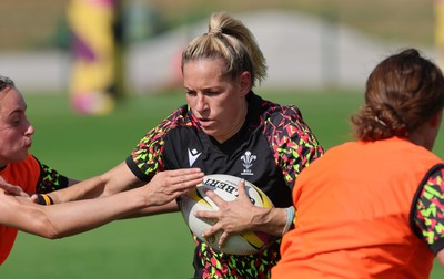 250825 - Wales Women Rugby World Cup Training Session - Kerin Lake during a Wales training session ahead of their Women’s Rugby World Cup match against Canada