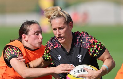 250825 - Wales Women Rugby World Cup Training Session - Kerin Lake during a Wales training session ahead of their Women’s Rugby World Cup match against Canada