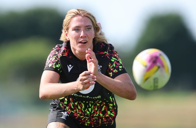 250825 - Wales Women Rugby World Cup Training Session - Georgia Evans during a Wales training session ahead of their Women’s Rugby World Cup match against Canada