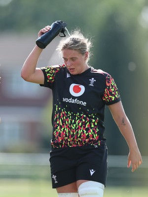 250825 - Wales Women Rugby World Cup Training Session - Tilly Vucaj during a Wales training session ahead of their Women’s Rugby World Cup match against Canada