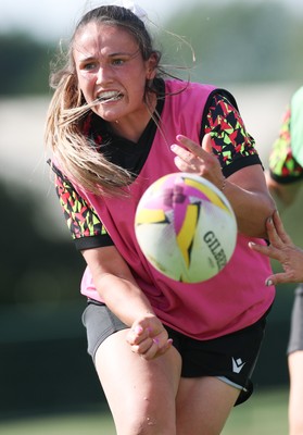 250825 - Wales Women Rugby World Cup Training Session - Kayleigh Powell during a Wales training session ahead of their Women’s Rugby World Cup match against Canada