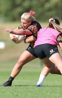 250825 - Wales Women Rugby World Cup Training Session - Molly Reardon during a Wales training session ahead of their Women’s Rugby World Cup match against Canada
