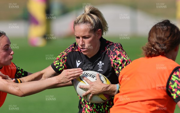 250825 - Wales Women Rugby World Cup Training Session - Kerin Lake during a Wales training session ahead of their Women’s Rugby World Cup match against Canada