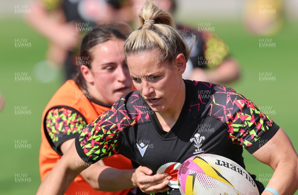 250825 - Wales Women Rugby World Cup Training Session - Kerin Lake during a Wales training session ahead of their Women’s Rugby World Cup match against Canada