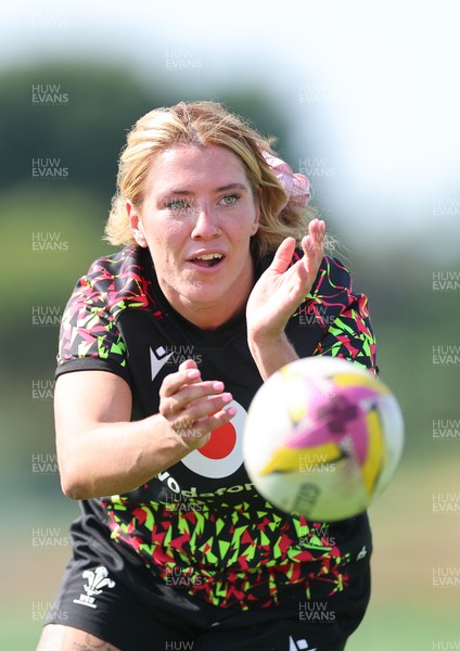250825 - Wales Women Rugby World Cup Training Session - Georgia Evans during a Wales training session ahead of their Women’s Rugby World Cup match against Canada