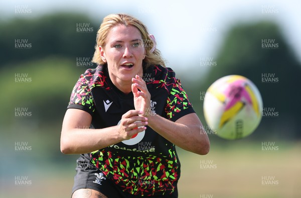 250825 - Wales Women Rugby World Cup Training Session - Georgia Evans during a Wales training session ahead of their Women’s Rugby World Cup match against Canada