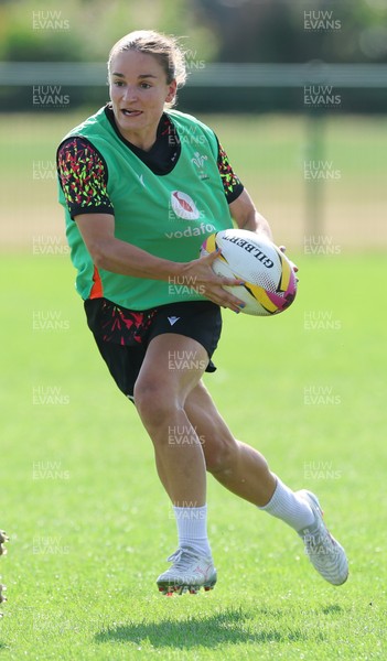 250825 - Wales Women Rugby World Cup Training Session - Jasmine Joyce-Butchers during a Wales training session ahead of their Women’s Rugby World Cup match against Canada
