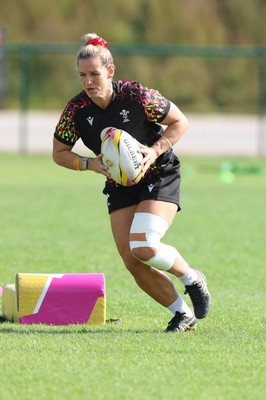 260825 - Wales Women Rugby World Cup Training Session - Kerin Lake during a Wales training session ahead of their Women’s Rugby World Cup match against Canada