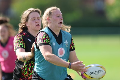 260825 - Wales Women Rugby World Cup Training Session - Alaw Pyrs during a Wales training session ahead of their Women’s Rugby World Cup match against Canada