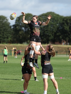 260825 - Wales Women Rugby World Cup Training Session - Gwen Crabb during a Wales training session ahead of their Women’s Rugby World Cup match against Canada