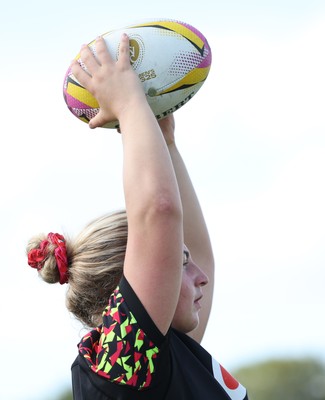 260825 - Wales Women Rugby World Cup Training Session - Molly Reardon during a Wales training session ahead of their Women’s Rugby World Cup match against Canada
