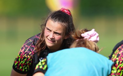 260825 - Wales Women Rugby World Cup Training Session - Branwen Metcalfe during a Wales training session ahead of their Women’s Rugby World Cup match against Canada