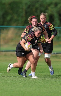 260825 - Wales Women Rugby World Cup Training Session - Kelsey Jones during a Wales training session ahead of their Women’s Rugby World Cup match against Canada