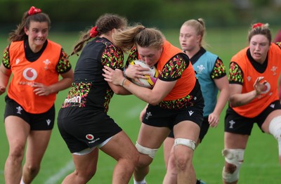 260825 - Wales Women Rugby World Cup Training Session - Alaw Pyrs during a Wales training session ahead of their Women’s Rugby World Cup match against Canada
