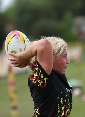 260825 - Wales Women Rugby World Cup Training Session -Molly Reardon during a Wales training session ahead of their Women’s Rugby World Cup match against Canada
