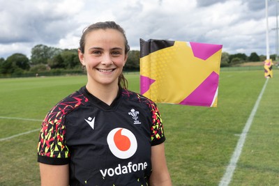 280825 - Wales Women Rugby World Cup Training Session - Branwen Metcalfe, who will win her first senior Welsh cap if she comes off the bench, during a Wales rugby training session ahead of their Women’s Rugby World Cup match against Canada