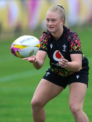 180825 - Wales Women Training Session - Seren Lockwood during a Wales Women training session ahead of their first Women’s Rugby World Cup match against Scotland