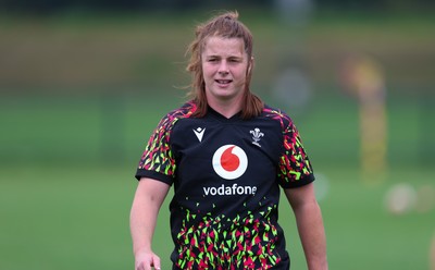 180825 - Wales Women Training Session - Kate Williams during a Wales Women training session ahead of their first Women’s Rugby World Cup match against Scotland