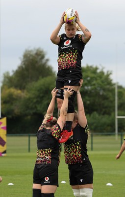 180825 - Wales Women Training Session - Bethan Lewis during a Wales Women training session ahead of their first Women’s Rugby World Cup match against Scotland