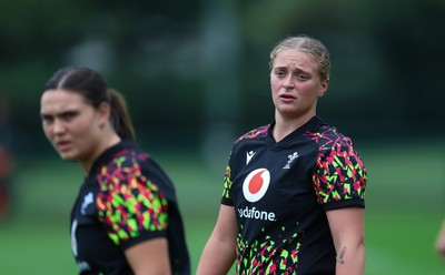180825 - Wales Women Training Session - Tilly Vucaj during a Wales Women training session ahead of their first Women’s Rugby World Cup match against Scotland