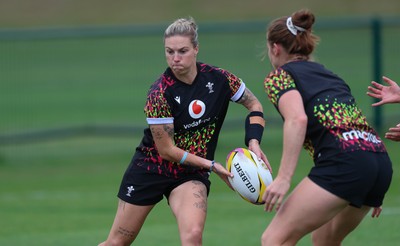 180825 - Wales Women Training Session - Keira Bevan during a Wales Women training session ahead of their first Women’s Rugby World Cup match against Scotland