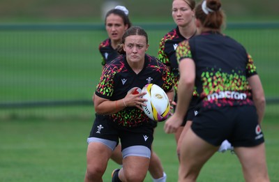 180825 - Wales Women Training Session - Lleucu George during a Wales Women training session ahead of their first Women’s Rugby World Cup match against Scotland