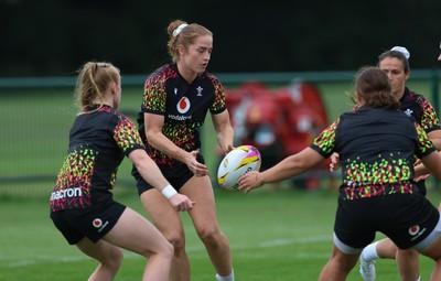 180825 - Wales Women Training Session - Lisa Neumann during a Wales Women training session ahead of their first Women’s Rugby World Cup match against Scotland