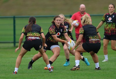 180825 - Wales Women Training Session - Lleucu George during a Wales Women training session ahead of their first Women’s Rugby World Cup match against Scotland
