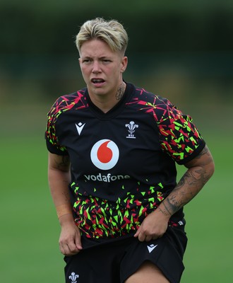 180825 - Wales Women Training Session - Donna Rose during a Wales Women training session ahead of their first Women’s Rugby World Cup match against Scotland
