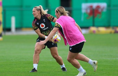180825 - Wales Women Training Session - Kerin Lake during a Wales Women training session ahead of their first Women’s Rugby World Cup match against Scotland