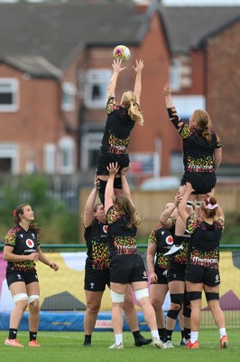 180825 - Wales Women Training Session - Bethan Lewis during a Wales Women training session ahead of their first Women’s Rugby World Cup match against Scotland