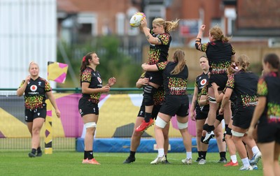 180825 - Wales Women Training Session - Bethan Lewis during a Wales Women training session ahead of their first Women’s Rugby World Cup match against Scotland
