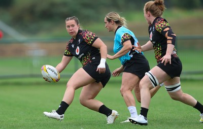 180825 - Wales Women Training Session - Katherine Baverstock during a Wales Women training session ahead of their first Women’s Rugby World Cup match against Scotland