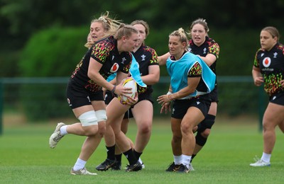 180825 - Wales Women Training Session - Alaw Pyrs during a Wales Women training session ahead of their first Women’s Rugby World Cup match against Scotland