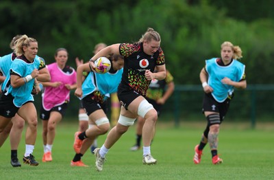 180825 - Wales Women Training Session - Alaw Pyrs during a Wales Women training session ahead of their first Women’s Rugby World Cup match against Scotland
