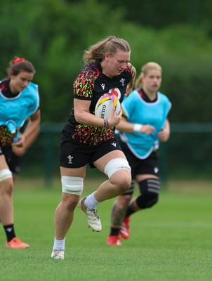 180825 - Wales Women Training Session - Alaw Pyrs during a Wales Women training session ahead of their first Women’s Rugby World Cup match against Scotland