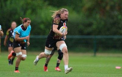 180825 - Wales Women Training Session - Alaw Pyrs during a Wales Women training session ahead of their first Women’s Rugby World Cup match against Scotland