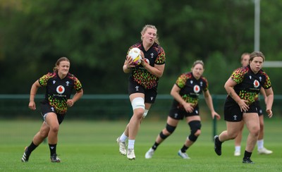 180825 - Wales Women Training Session - Alaw Pyrs during a Wales Women training session ahead of their first Women’s Rugby World Cup match against Scotland