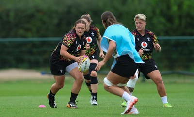 180825 - Wales Women Training Session - Lleucu George during a Wales Women training session ahead of their first Women’s Rugby World Cup match against Scotland