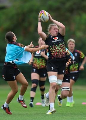 180825 - Wales Women Training Session - Alaw Pyrs during a Wales Women training session ahead of their first Women’s Rugby World Cup match against Scotland