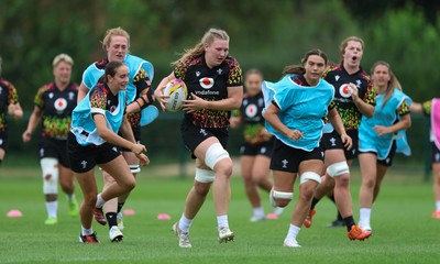 180825 - Wales Women Training Session - Alaw Pyrs during a Wales Women training session ahead of their first Women’s Rugby World Cup match against Scotland
