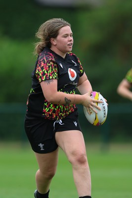 180825 - Wales Women Training Session - Maisie Davies during a Wales Women training session ahead of their first Women’s Rugby World Cup match against Scotland