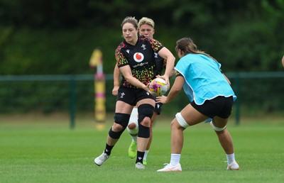 180825 - Wales Women Training Session - Gwen Crabb during a Wales Women training session ahead of their first Women’s Rugby World Cup match against Scotland