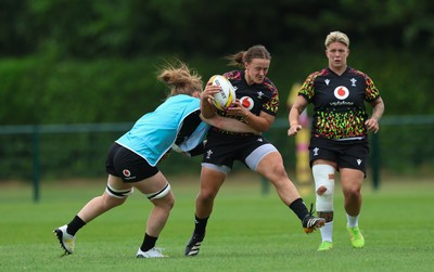 180825 - Wales Women Training Session - Lleucu George during a Wales Women training session ahead of their first Women’s Rugby World Cup match against Scotland