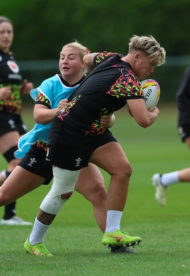 180825 - Wales Women Training Session - Donna Rose during a Wales Women training session ahead of their first Women’s Rugby World Cup match against Scotland