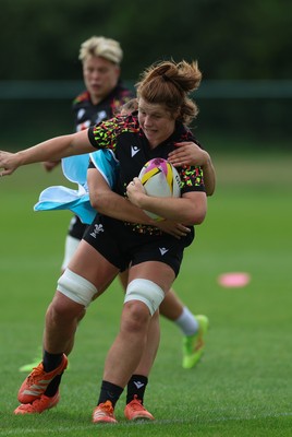 180825 - Wales Women Training Session - Kate Williams during a Wales Women training session ahead of their first Women’s Rugby World Cup match against Scotland