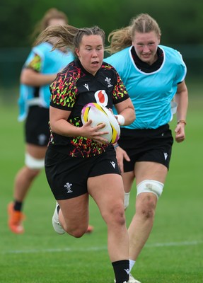 180825 - Wales Women Training Session - Katherine Baverstock during a Wales Women training session ahead of their first Women’s Rugby World Cup match against Scotland